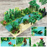 Lego Amazon Rainforest Set with Baseplates
