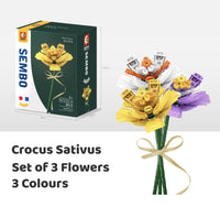 Flowers Bouquet Botanical Collection Set - 3 Flowers per Set - A2ZOZMALL