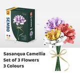 Flowers Bouquet Botanical Collection Set - 3 Flowers per Set - A2ZOZMALL