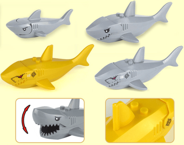 Lego hot sale shark figure