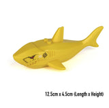 Shark Animal Minifigures Set 3 Large 1 Small Shark Mini Figures - A2ZOZMALL