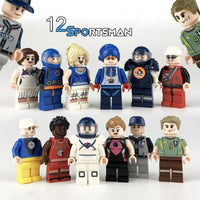 Bulk 12 City Minifigures Community City Building Block Bricks - A2ZOZMALL