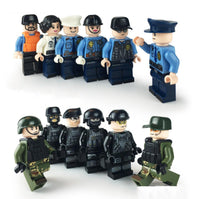 Bulk 12 City Minifigures Community City Building Block Bricks - A2ZOZMALL