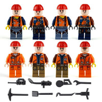 Bulk Engineer Minifigures Compatible with Lego - A2ZOZMALL