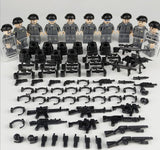 Bulk 12 Police Lego Compatible  Minifigures with Weapon accessories
