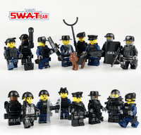 16 Pcs Special Unit SWAT Police Officers Minifigures with Weapon Pack - A2ZOZMALL