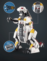 Godzilla Brick Kit with Remote Control RC 2.4G Compatible with Lego Bricks - A2ZOZMALL