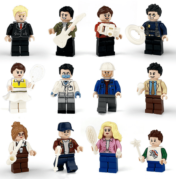 12 City Lego Compatible Minifigures with Accessories 