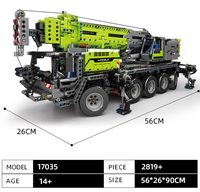 MOULD KING Engineering Crane Mk II Remote Control Building Blocks Toy Gift Set