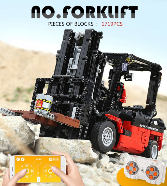 Mould King Forklift Truck Mk II 2.4GHz RC APP Building Blocks Assembly Technical Toy Set