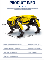 MOULD KING Technical RC Motorized Boston Dynamics Big Dog Model Alpha Dog Building Blocks Bricks Set