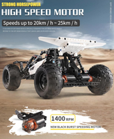 MOULD KING RC Buggy Desert Racing Remote Control Building Blocks Toy Gift Set Lego Compatible