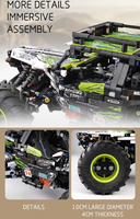 Mould King Technical RC Off Road 4x4 Building Blocks Assembly Buggy Cars Set Lego Compatible