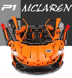 Technical Motorized 1:8 McLarens P1 Hypercar Building Block Set Lego Compatible