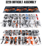 Technical Motorized 1:8 McLarens P1 Hypercar Building Block Set Lego Compatible