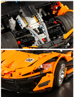 Technical Motorized 1:8 McLarens P1 Hypercar Building Block Set Lego Compatible