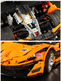 Technical Motorized 1:8 McLarens P1 Hypercar Building Block Set Lego Compatible