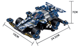 Mini 4WD Race Car Kit Technic Pull Back and Go Toy Gift - A2ZOZMALL