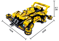 Mini 4WD Race Car Kit Technic Pull Back and Go Toy Gift - A2ZOZMALL